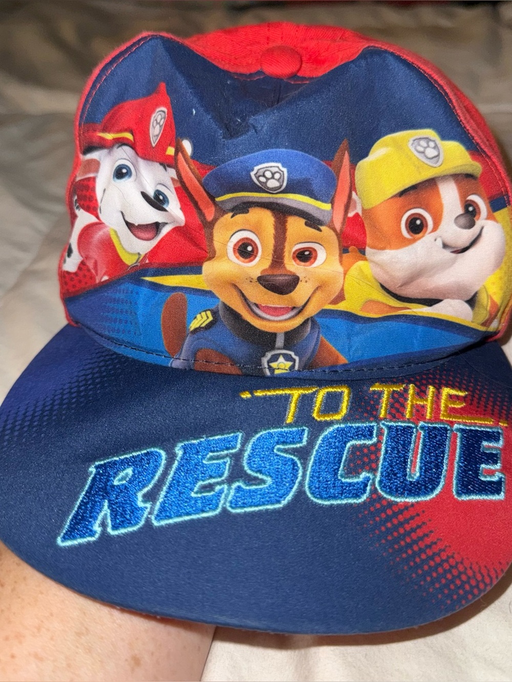 Paw Patrol Character Cap in Blue, Red & Yellow